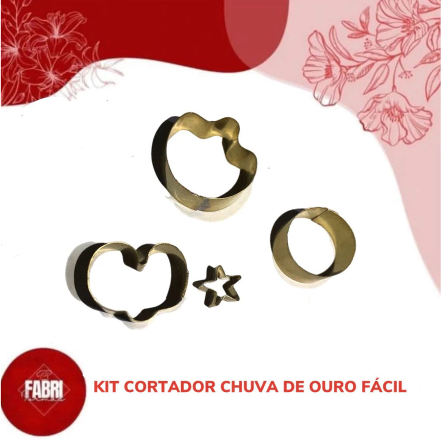 KIT CORTADORES CHUVA DE OURO FACIL