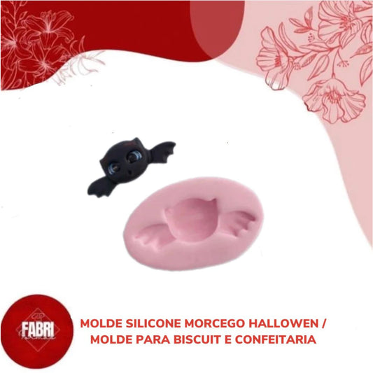 MOLDE DE SILICONE MORCEGO HALLOWEN