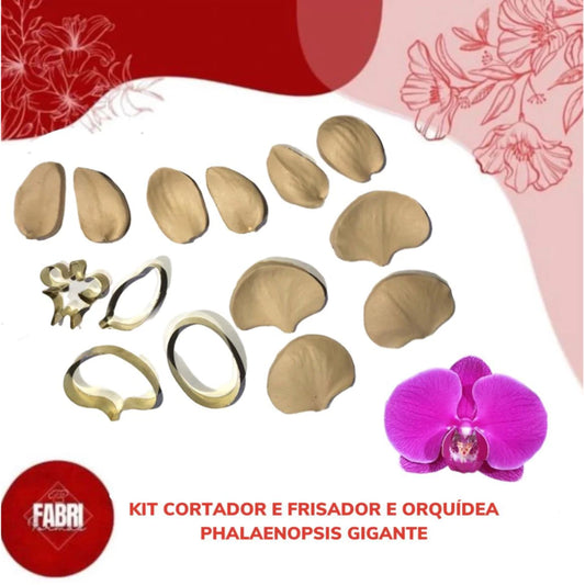 KIT CORTADOR E FRISADOR ORQUIDEA PHALEANOPSIS GIGANTE