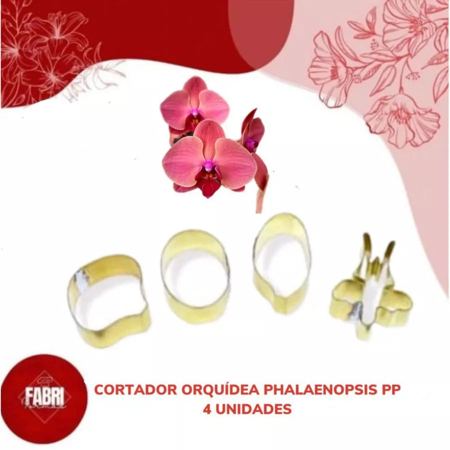 KIT CORTADOR ORQUIDEA PHALAENOPSIS PP COM 04PCS