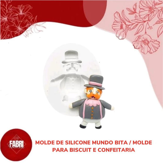 MOLDE SILICONE PALHAÇO