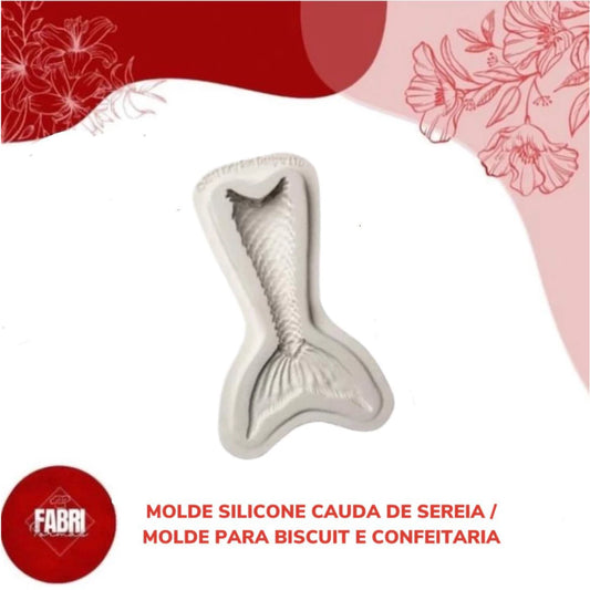 MOLDE DE SILICONE CAUDA DA SEREIA