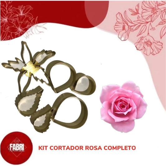 KIT CORTADOR ROSA COMPLETO